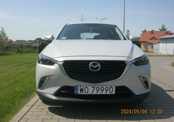 Mazda CX-3 cena 66900 przebieg: 77065, rok produkcji 2017 z Ostrołęka małe 172